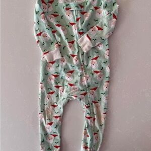 Santa Print Kids Pajama Set